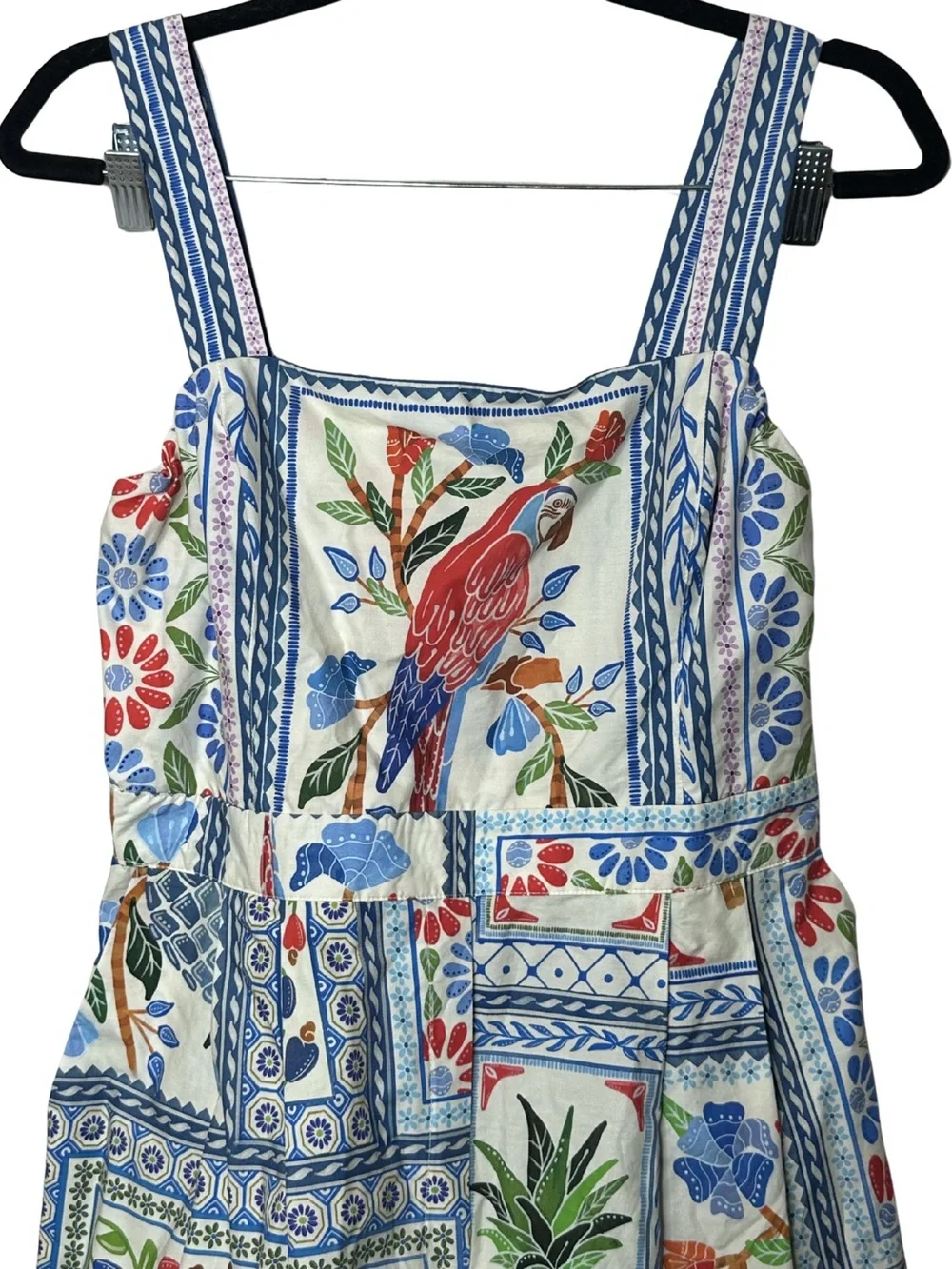 Farm Rio Tropical Tiles Romper Size Large - Picture 4 of 13